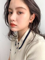 カルテ(QUARTE) サンドブラウン レイヤーミディ 暗髪