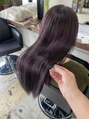エイチ(H) 髪質改善ストレートで艶々サラサラに!暗めのラベンダーカラー◎