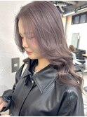 くびれヘア_アプリコットオレンジ_夏のヘアアレンジ