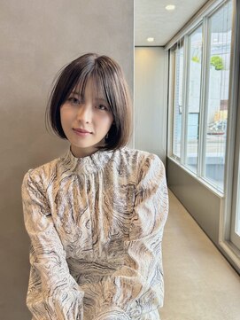 ハルキミナトジャパン 神戸(HARUKI MINATO japan) ボブ 20代30代40代ヘア 切りっぱなし 三ノ宮