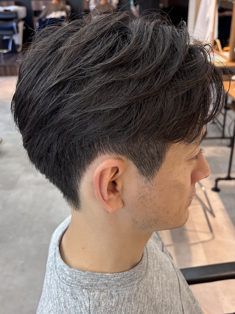 フェザーショート/刈り上げショート/フェード/千葉駅/森茂樹