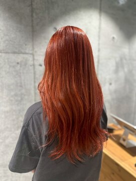 ルース(LOOSE) ハイトーンオレンジ  立川/立川駅/縮毛矯正/髪質改善/ブリーチ