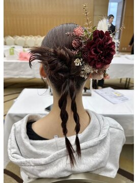 イタクラ 赤道店 (ITAKURA) カチモリヘア／成人式ヘア／ヘアアレンジ／ロープ編み／卒業式