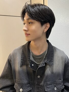 ゼストプール(ZEST POOL) センターパート　韓国メンズヘア