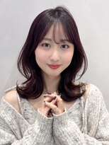 アグノス 青山(Agnos)&nbsp;前髪ナチュラルカールワンカール薄めバング艶感イメチェン