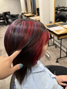 アフェクト 上大岡(affect) ピンクベージュ/アンブレラカラー/クールショート/前髪/上大岡