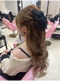 ゆるふわハーフアップ♪ Q4