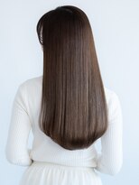 ヘアーサロン ラフリジー(Loufreasy)&nbsp;地毛風縮毛矯正 髪質改善 顔周り似合わせ ロングレイヤー