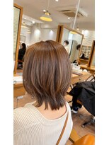 ジプソ 池袋西口(Gypso)&nbsp;白髪ぼかしハイライト＋カット +髪質改善トリートメント