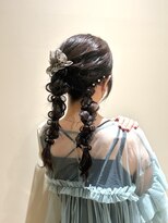 ジーナ 船橋南口(Zina) 編みおろし/お呼ばれヘア/参列ヘア/ヘアアレンジ/Zina MIWA