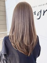 ラグナ(Lagna) セミロング艶カラー