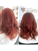 ヘアサロン ハーツ(hair salon HEARTS) クリアピンク