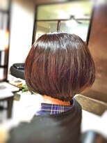 キャン 温品店(CAN)&nbsp;CAN】40代以上に人気！自然なボリュームがある前下がりボブ