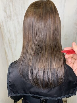 アンフィフォープルコ(AnFye for prco) 【AnFye for prco】つるつるの艶髪ストレートヘア