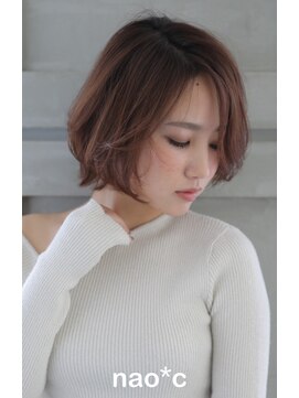 ナオシ トレス 富雄店(nao*c tres) 【奈良/富雄nao*c】大人かわいい小顔☆ナチュラルバルーンボブ