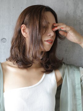 ノエルヘアー(Noel hair) 外ハネニュアンスの艶っぽミディアムvol.2