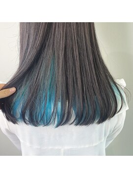 エメ 中崎町(eme) 【eme梅田】ワンランク上のインナーカラーemeなら叶うターコイズ