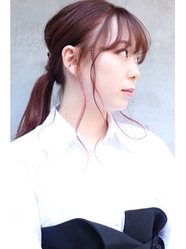 アンバースデー(UNBIRTHDAY) ヘアアレンジ/ひとつ結び/シンプルアレンジ【HIYORI】