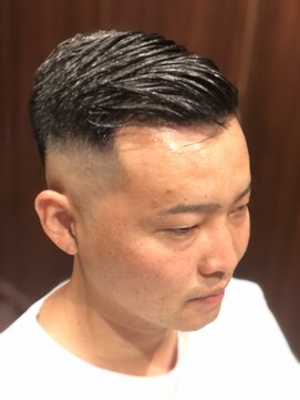 ヒロギンザ 田町店(HIRO GINZA) スキンフェード×サイドパート