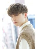 韓国マッシュツーブロックニュアンスパーマセンターパートS