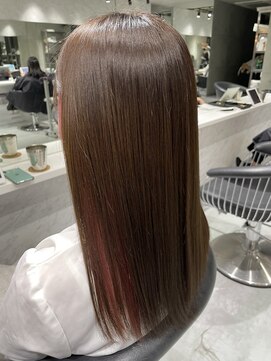 ジンジャー(GINGER) 髪質改善×トリートメント×艶カラー×インナー×ピンク