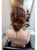 アップスタイル☆ヘアセット/ヘアメイク/渋谷/表参道/外苑前