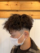 アメラボ(AmeLab) 【男らしさ全開】アップバング×ツイスパ