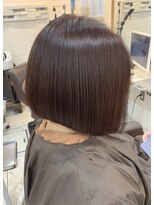 ラフューネ ヨコハマ(Raffune Yokohama) 柔らかい白髪染めピンクベージュブラウン　担当Fuku