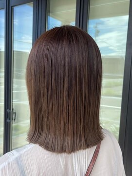 ルーシャス ヘアー 岐阜店(Luscious HAIR) 切りっぱなしロブ/秋カラー/髪質改善トリートメント/ストレート