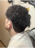フェードカット　パーマヘア