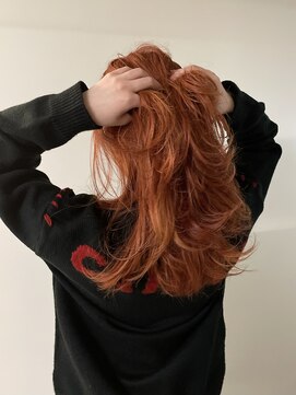 ノラ シブヤ(NORA) 【木原】オレンジブラウン、レッドオレンジ、暖色ケアブリーチ