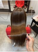 オリーブベージュ髪質改善トリートメント