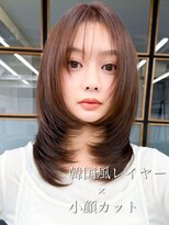 ソア 渋谷(soar)&nbsp;韓国風レイヤー20代30代40代大人可愛い毛先ワンカール後れ毛