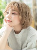 ■ハイトーンカラーくせ毛風マッシュパーマ307浦和10代20代30代