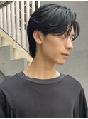 20代/センターパート/ツーブロック/刈り上げ/池袋メンズカット