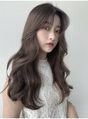 #65/韓国/韓国風/レイヤーカット/後れ毛/くびれヘア/前髪/表参道
