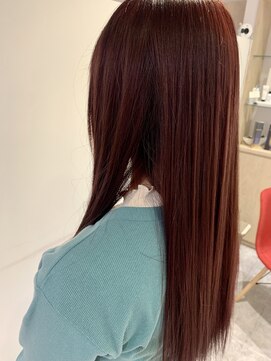 ルルバイアズール 草加店(LULU by azule) 髪質改善カラー，ピンクブラウン，ツヤカラー【草加】