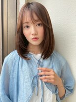 カバーヘア ブリス 大宮西口(COVER HAIR bliss) ココアベージュ×フェアリーレイヤーミディ/大人可愛いp大宮