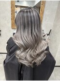 バレイヤージュ、ハイライト、レイヤーロング、キッズカット