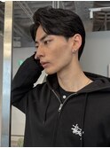 メンズカットパーマフェザーニュアンス毛流れセンターパート渋谷