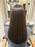 【全員】酸性ストレート 髪質改善ストレート＋うるつやカラー　￥22,000～