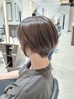 ミック ヘアアンドメイクアップ 高田店(miq Hair&Make up)&nbsp;白髪染め/大人くびれショート/くびれショート/大人ショート
