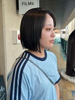 フィルム(FiLMs)&nbsp;ショートストレート/前下がりボブ/髪質改善/前髪なし