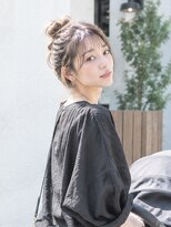 ドット ヘアー(dot.hair) おだんごアレンジ / シースルーバング / 高めアレンジ