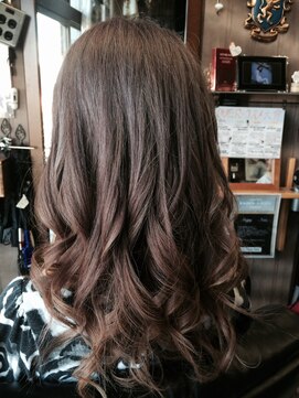 オーバーキャプテンネイキッド(OVER CAPTAIN NAKED) ラベンダーアッシュグラデーション