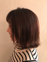 【Lond 中野 千帆】大人カジュアル★外ハネミディ