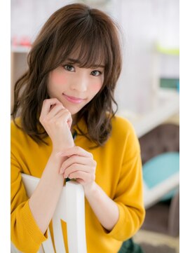 ミック ヘアアンドビューティー 大山店(miq Hair&Beauty) 万人ウケ♪ゆるふわフェアリーミディ
