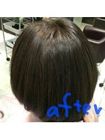 美容室 アネックス(ANNEX)&nbsp;赤みを抑えて透明感を。アッシュカラー　【橋本】