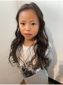 【キッズカット】ロングニュアンスヘア
