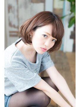 ヘアーズ ロッソ テラス(hair's ROSSO TERRACE) 【鶴見】大人かわいい マッシュ ショート ボブ☆[30代40代50代]